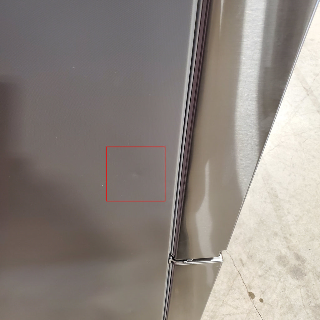 LG 26 cu. ft. Counter-Depth French Door Refrigerator in Stainless Steel with Mirror InstaView™ 8SD051 - LRYKC2606S - Open Box