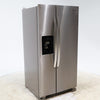 33 in. Wide Fingerprint-Resistant Stainless Steel Whirlpool 21.4 cu. ft. Side by Side Refrigerator with In Door Ice and Water Dispenser - Scratch & Dent - Moderate