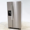 33 in. Wide Fingerprint-Resistant Stainless Steel Whirlpool 21.4 cu. ft. Side by Side Refrigerator with In Door Ice and Water Dispenser - Scratch & Dent - Moderate