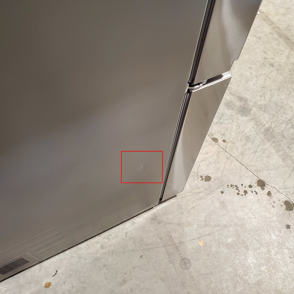 LG 26 cu. ft. Counter-Depth French Door Refrigerator in Stainless Steel with Mirror InstaView™ 8SD051 - LRYKC2606S - Open Box