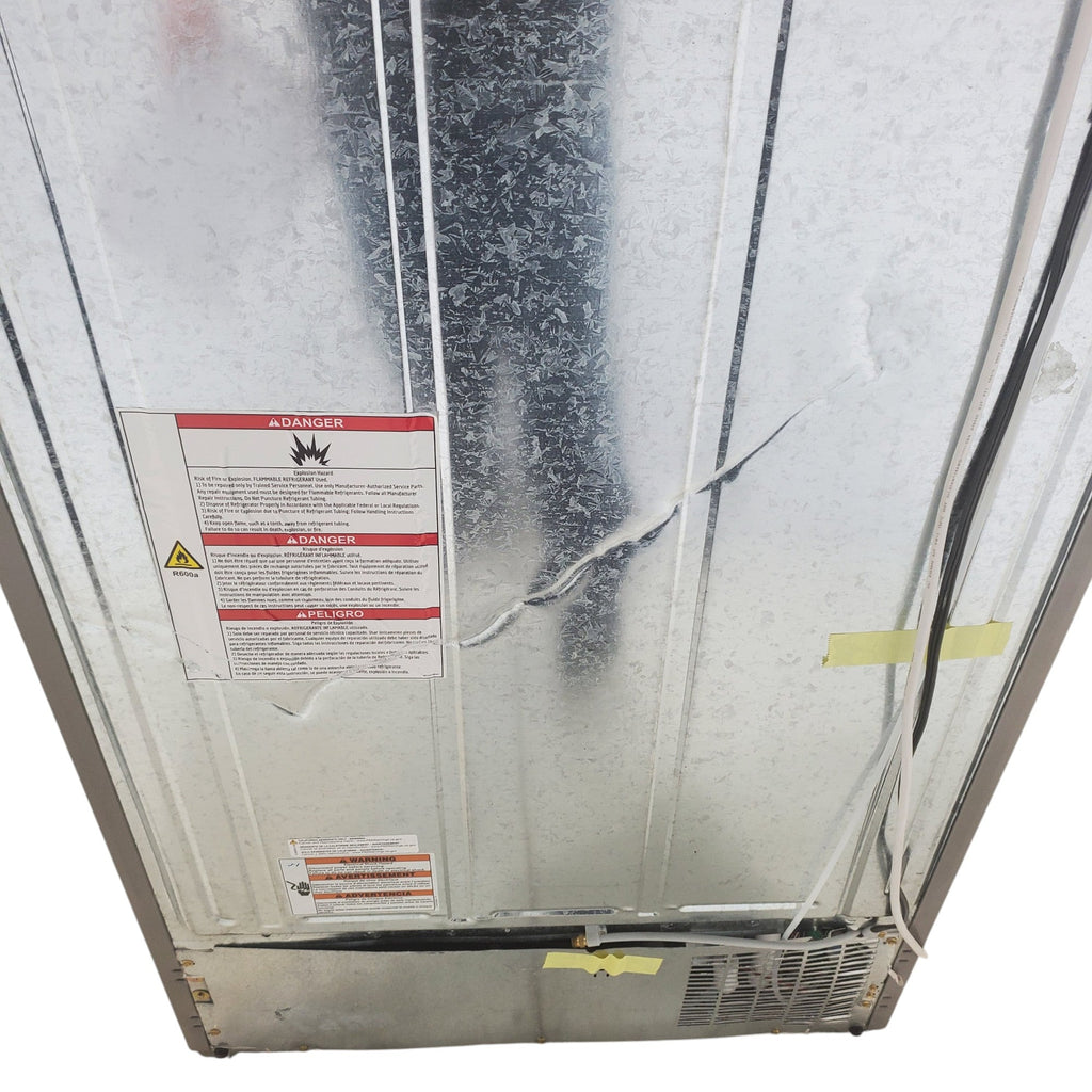 33 in. Wide Fingerprint-Resistant Stainless Steel Whirlpool 21.4 cu. ft. Side by Side Refrigerator with In Door Ice and Water Dispenser - Scratch & Dent - Moderate