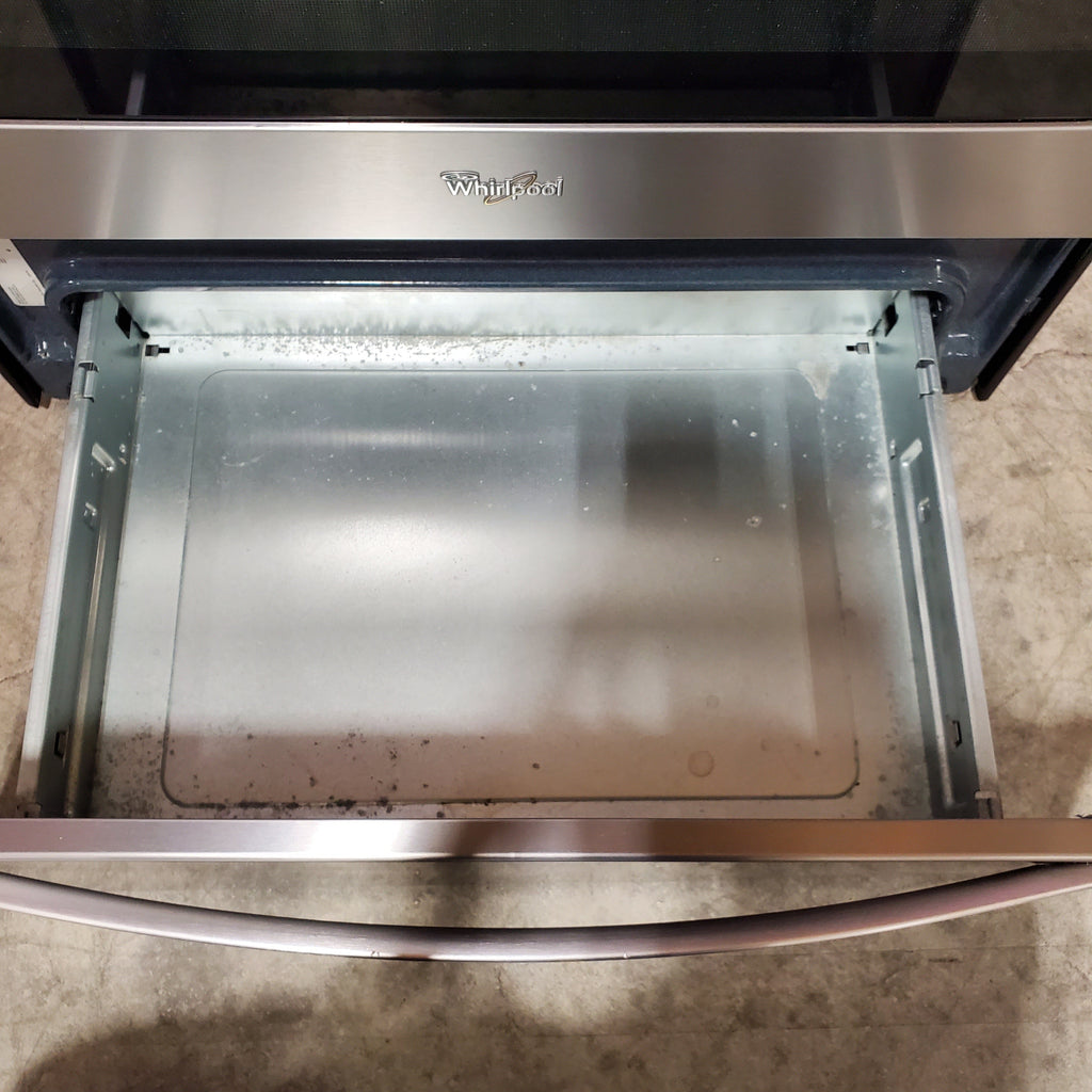 Whirlpool Fingerprint Resistant Stainless Steel Glass Top 30 In. 5 Burner Electric 6.4 Cu. Ft. Freestanding Range with True Convection Cooking 1CR02164 - WFE770H0FZ - Certified Refurbished