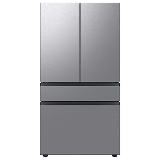 Samsung 29 cu. ft. Bespoke 4-Door French Door Refrigerator with Beverage Center™ in Stainless Steel 5SD198 - RF29BB8600QL - Scratch & Dent (Minor)