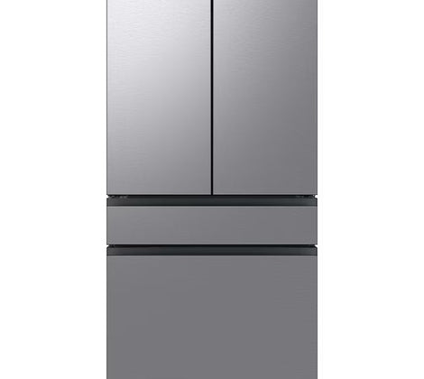 Samsung 29 cu. ft. Bespoke 4-Door French Door Refrigerator with Beverage Center™ in Stainless Steel 5SD198 - RF29BB8600QL - Scratch & Dent (Minor)