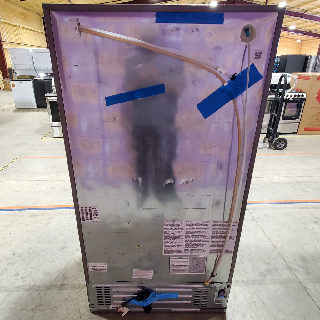 Frigidaire 22.3-cu ft Counter-depth Side-by-Side Refrigerator with Ice Maker (Fingerprint Resistant Stainless Steel) ENERGY STAR 4SD455 - GRSC2352AF - Scratch & Dent (Minor)