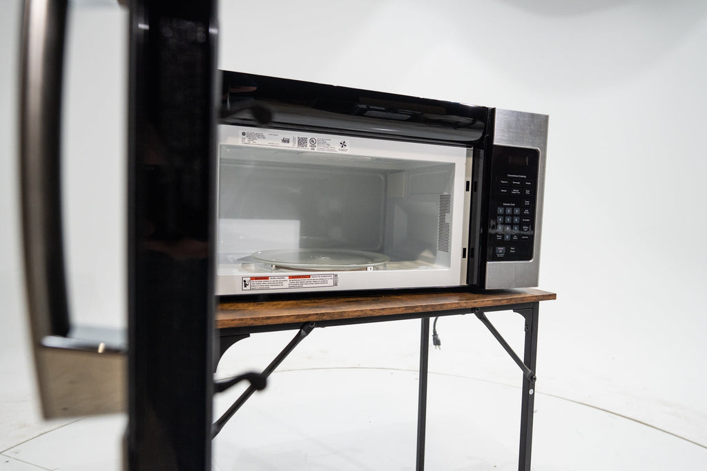 GE® 1.6 Cu. Ft. Over-the-Range Microwave Oven in Stainless Steel 5SD221 - JVM3160RFSS - Scratch & Dent (Minor)
