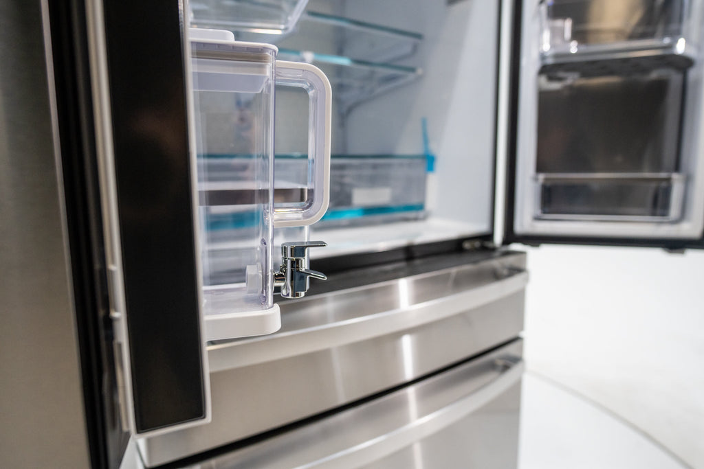 GE Profile™ ENERGY STAR® 29 Cu. Ft. Smart Fingerprint Resistant 4-Door French-Door Refrigerator with Door In Door PGD29BYTFS - New in Box