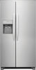Frigidaire 22.3-cu ft Counter-depth Side-by-Side Refrigerator with Ice Maker (Fingerprint Resistant Stainless Steel) ENERGY STAR 4SD455 - GRSC2352AF - Scratch & Dent (Minor)