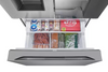 LG 26 cu. ft. Counter-Depth French Door Refrigerator in Stainless Steel with Mirror InstaView™ 8SD051 - LRYKC2606S - Open Box