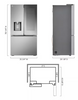 LG 26 cu. ft. Counter-Depth French Door Refrigerator in Stainless Steel with Mirror InstaView™ 8SD051 - LRYKC2606S - Open Box