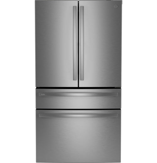 GE Profile™ ENERGY STAR® 29 Cu. Ft. Smart Fingerprint Resistant 4-Door French-Door Refrigerator with Door In Door PGD29BYTFS - New in Box