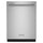 KitchenAid 24 in. ENERGY STAR Top Control Dishwasher with FreeFlex Third Rack in PrintShield Stainless Steel KDTM404KPS - Scratch & Dent (Minor)
